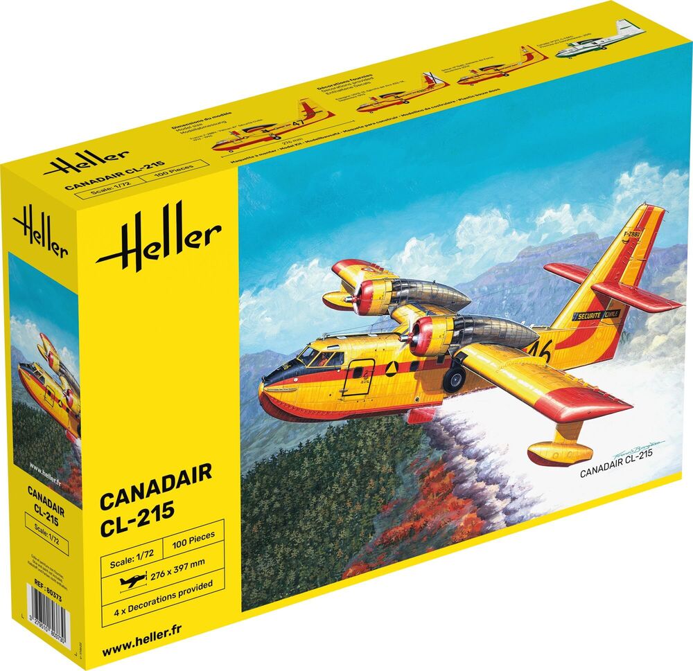 Maquette Hydravion Canadair CL-215 F-ZBBV Sécurité Civile - Échelle 1