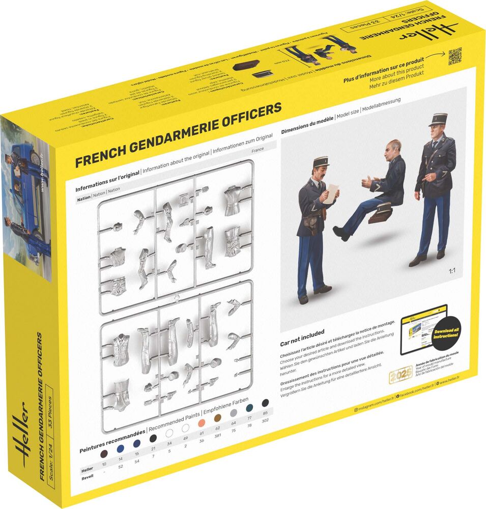 French Gendarmerie Officers 1:24 – Heller