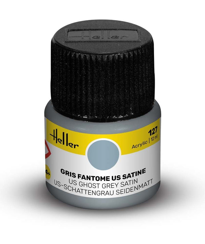 Humbrol 127 - Satin US Ghost Grey (gris fantôme US satiné) - peinture enamel 14ml AA1403 Humbrol 127 - Satin US Ghost Grey (gris fantôme US satiné) - peinture enamel 14ml AA1403