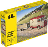 Citroen HY + Goods Trailer 1/24