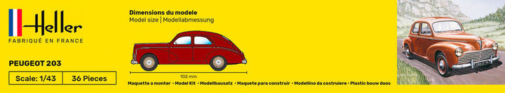 AMR Kit Monté 1/43 - Peugeot 203 Fourgonnette Boulangerie AMR Kit Monté 1/43 - Peugeot 203 Fourgonnette Boulangerie