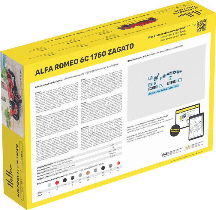 kit Alfa Romeo 6C 1750 GS Berlina Grümmer Street - FB Models kit 1/43 kit Alfa Romeo 6C 1750 GS Berlina Grümmer Street - FB Models kit 1/43