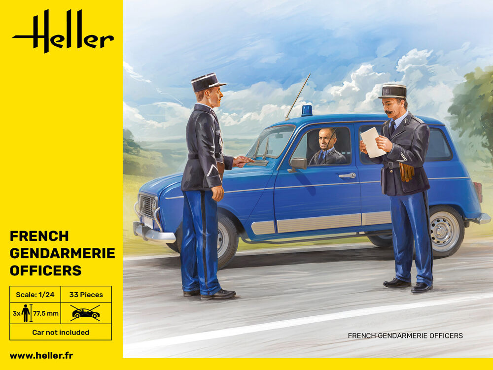 French Gendarmerie Officers 1/24 – Heller