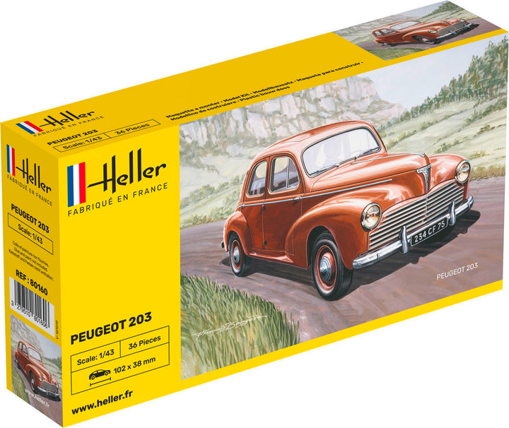 Peugeot - 203 Berline Taxi Lyon 1955 - Modèle Presse - 1/43 - Autos Peugeot - 203 Berline Taxi Lyon 1955 - Modèle Presse - 1/43 - Autos
