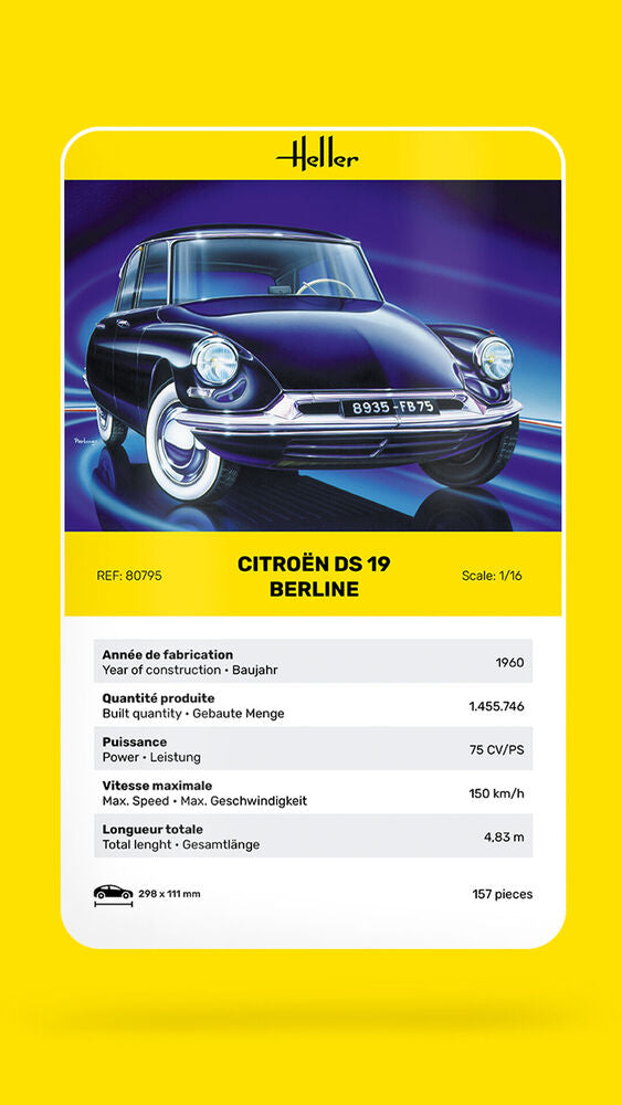 Citroen DS 19 1/16 – Heller