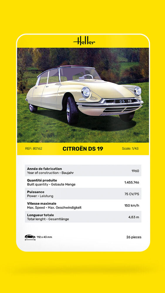 Citroen DS 19 1/43 – Heller