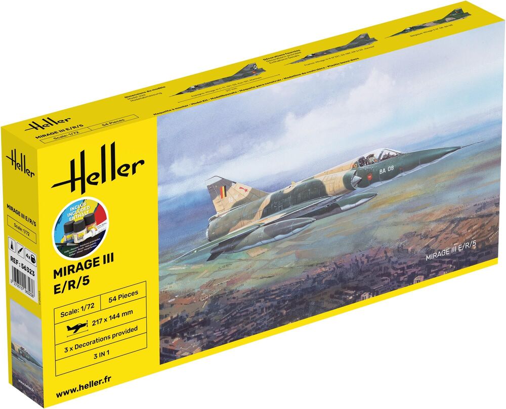 Mirage III E 1/72 – Heller