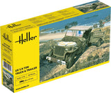 US 1/4 Ton Truck & Trailer 1/72