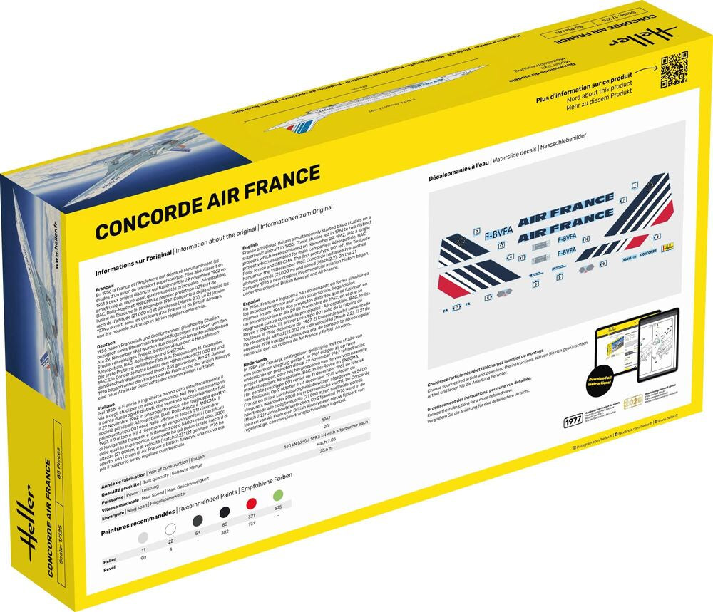 STARTER KIT Concorde AF 1/125 – Heller