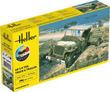STARTER KIT US 1/4 Ton Truck & Trailer 1:72