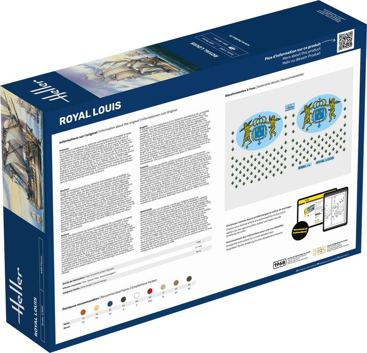 Veleiro Le Royal Louis 1:200 Heller 80892 Veleiro Le Royal Louis 1:200 Heller 80892