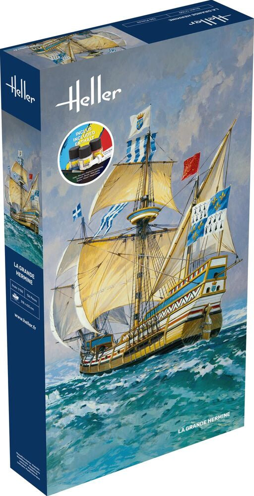 グランドエルミヌ 1/150スケール プラモデル Heller No41 帆船 sailing ship – Heller