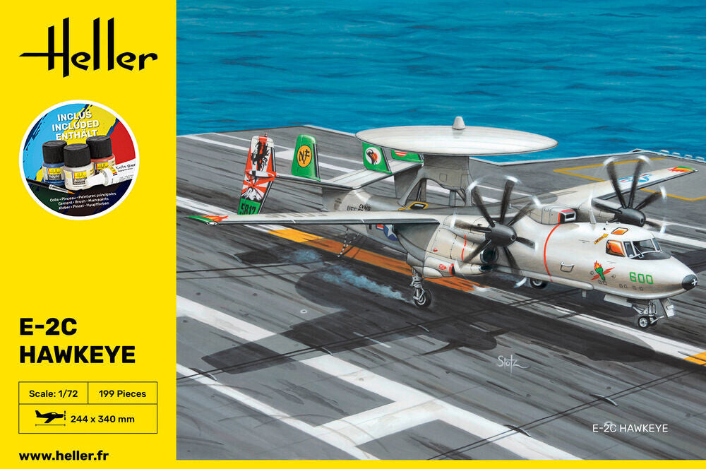 STARTER KIT E-2C Hawkeye 1/72 – Heller